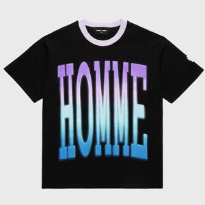 Homme Femme Twilight Tee black purple and blue NWT Size XL